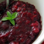 Basil Cranberry Sauce