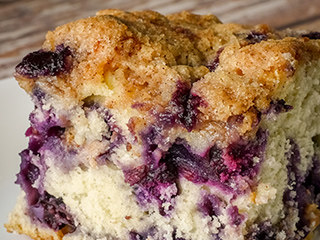Soft cake filled with blueberries Soft cake filled with blueberries