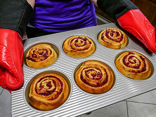 Sweet, tart, and flavorful rolls!