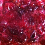 Cranberry-Cherry Sauce with Lime and Ginger