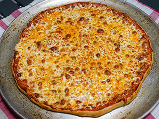 We make thin pizza, but the dough will work for thicker pizza too. We make thin pizza, but the dough will work for thicker pizza too.