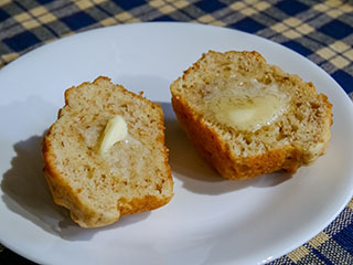 Warmed, with butter, they're irresistible! Warmed, with butter, they're irresistible!
