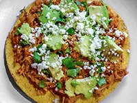 Spicy Pork Tostadas (Tinga)