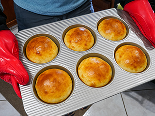 Just out of the oven Just out of the oven