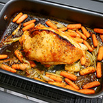 Orange-Brined Turkey Breast with Apricot-Rosemary Glaze